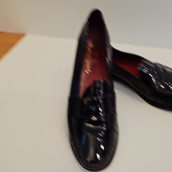 Cole Haan Black Patent Leather Penny Loafers Size 8B - Picture 9 of 10